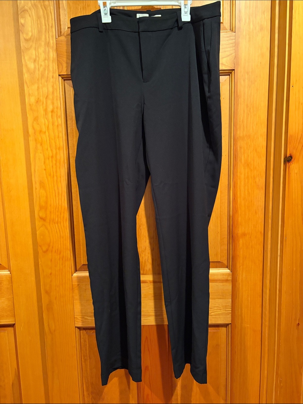 Women's Black Dress Pants - Classic Straight Leg